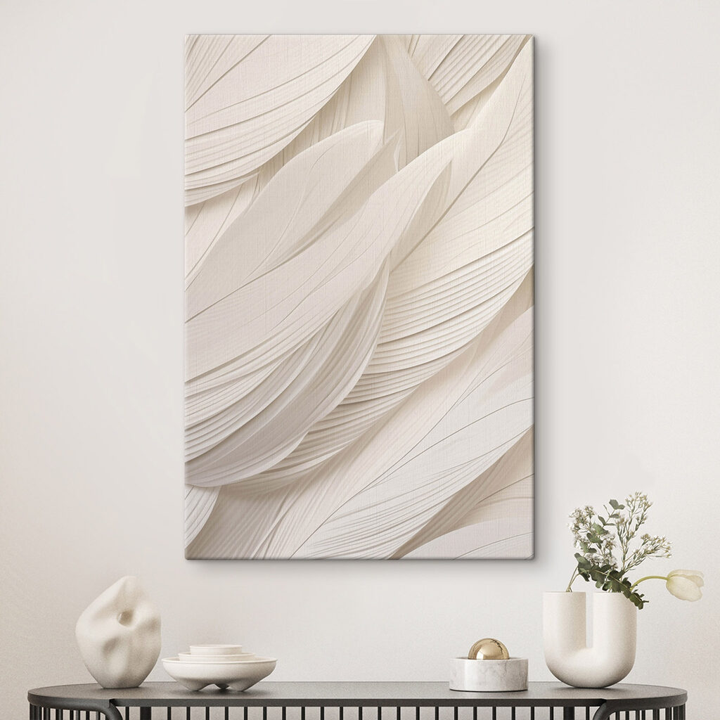 Soft curves, gentle texture, calm vibes