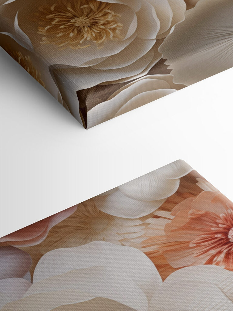 Group of paper flowers