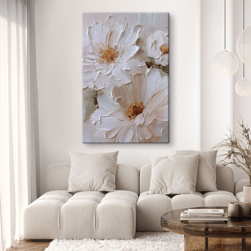 - Soft petals in gentle hues