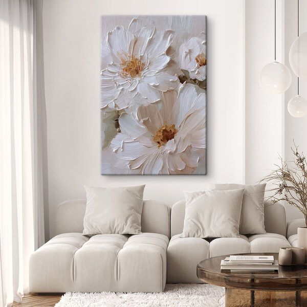 - Soft petals in gentle hues