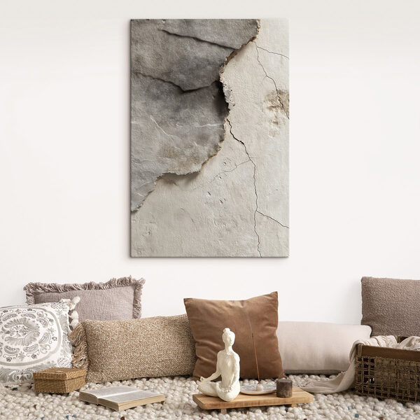 Peeling layers of aged surface