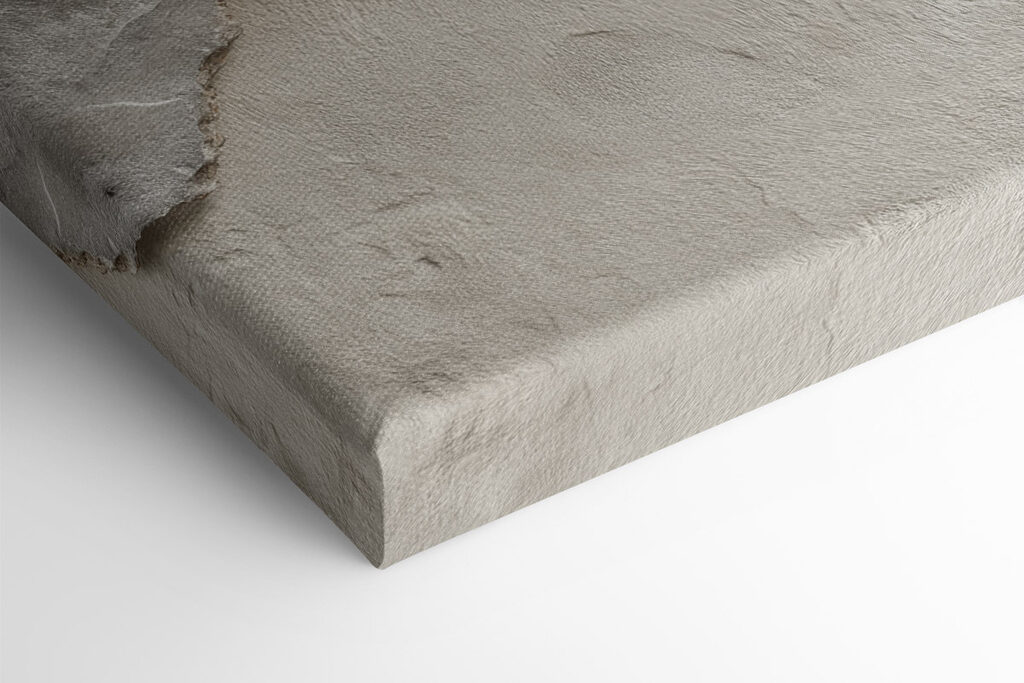 Peeling layers of aged surface