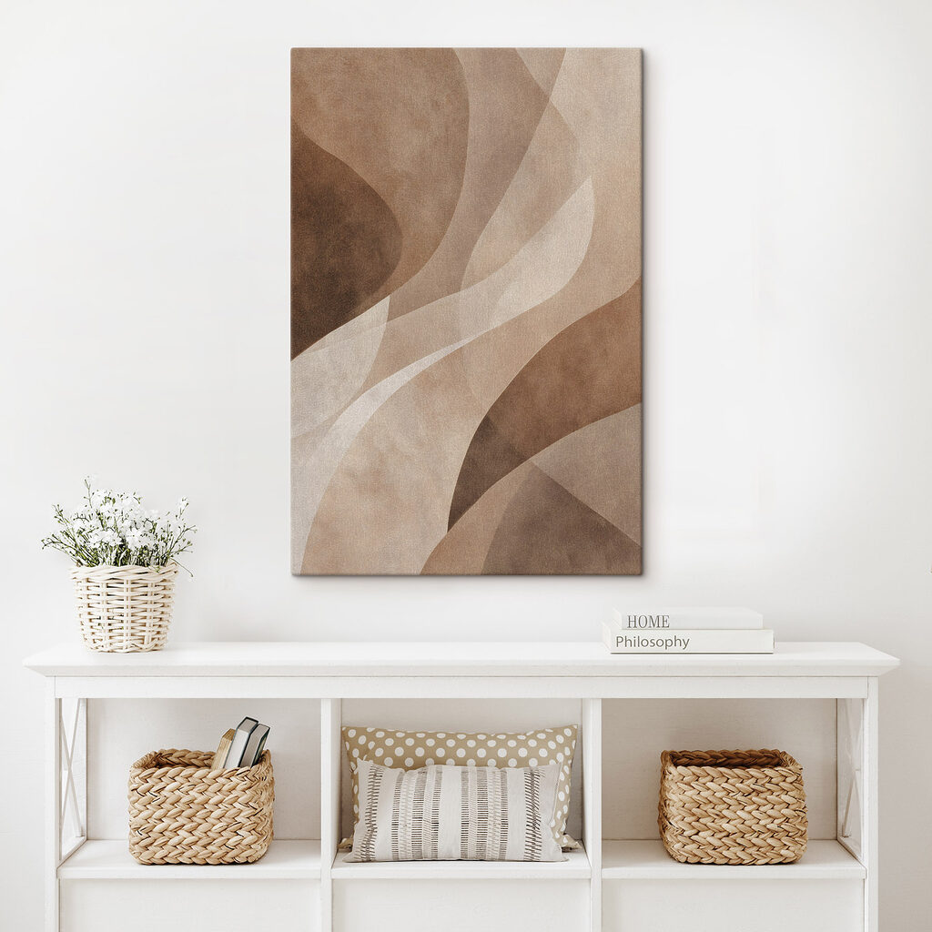 Fluid shapes in warm tones Fluid shapes in warm tones