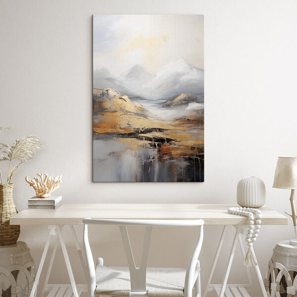 Painting of mountains and water Painting of mountains and water