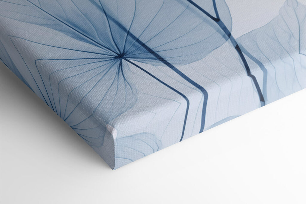Delicate blue leaves on pale background Delicate blue leaves on pale background