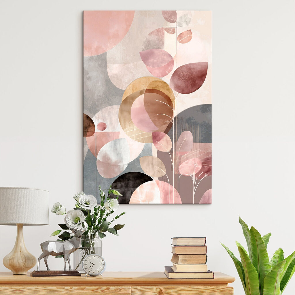 Soft hues in a modern design