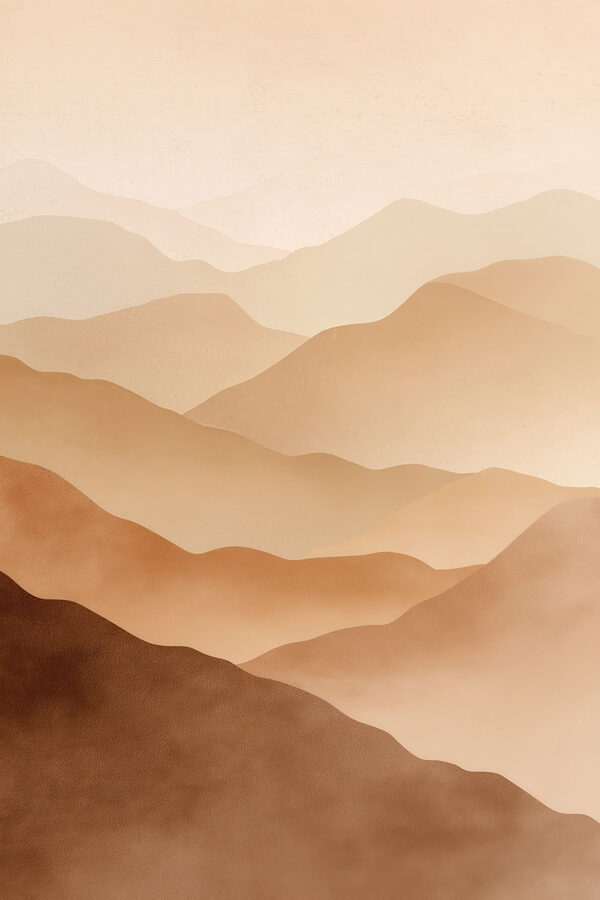 Mountain range with fog Mountain range with fog