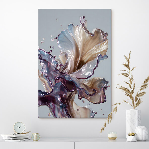 Flowing colors in harmonious motion