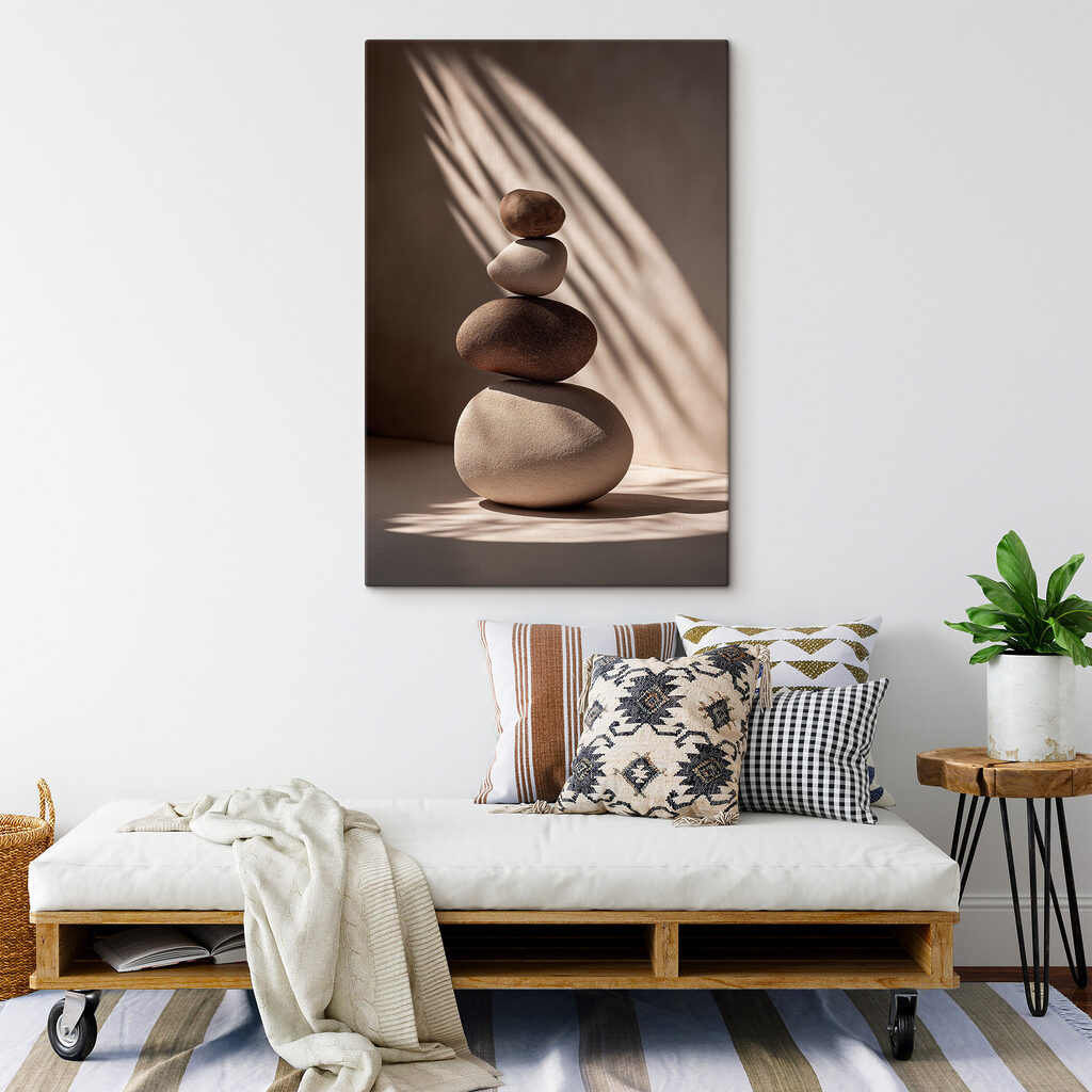Stack of rocks in a pile