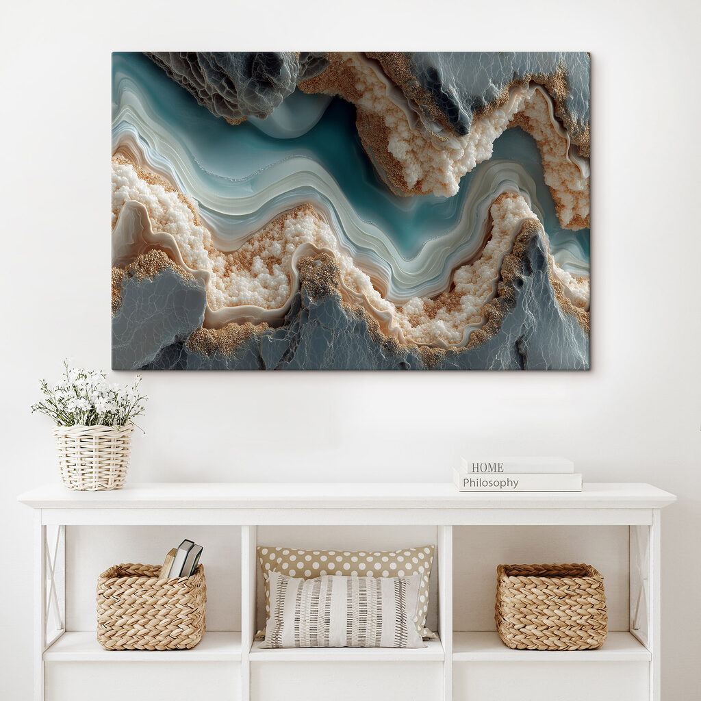 Serene waves of nature's canvas