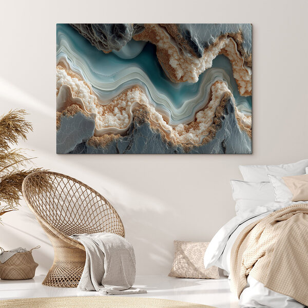 Serene waves of nature's canvas