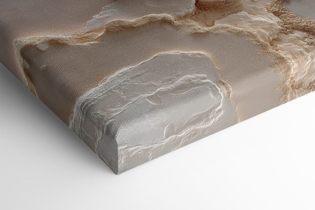 - Natural patterns in sandy terrain