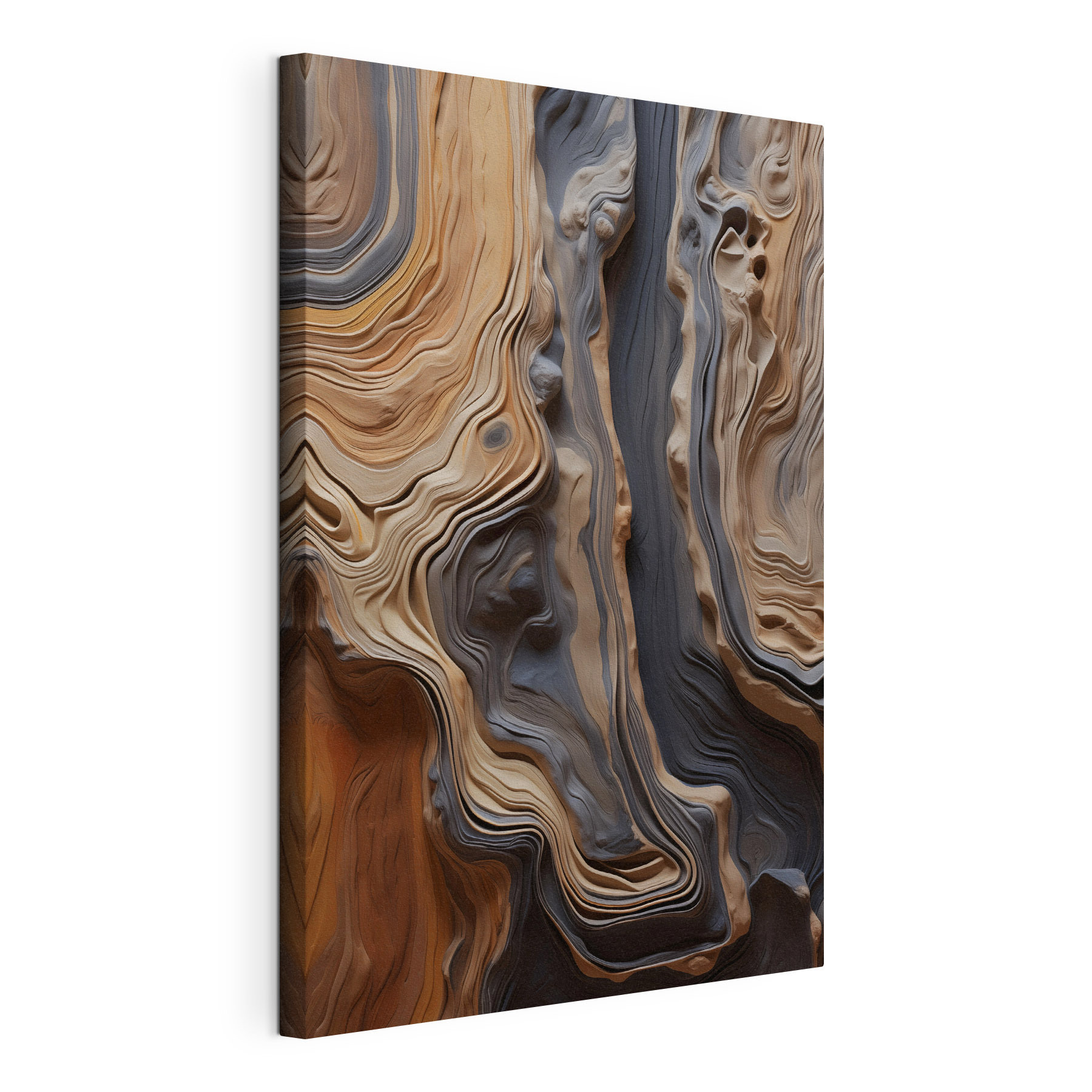 Flowing patterns of earthy tones
