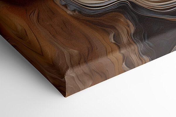 Flowing patterns of earthy tones