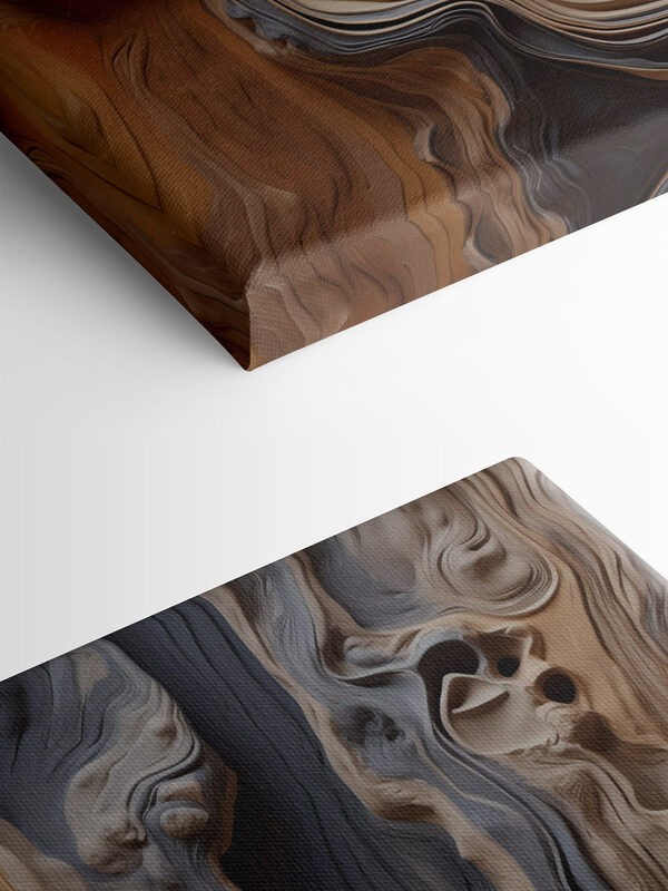 Flowing patterns of earthy tones