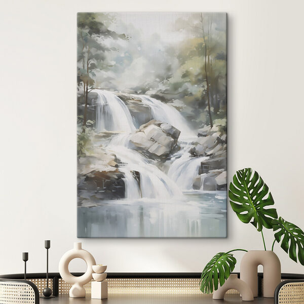Waterfall in a forest Waterfall in a forest
