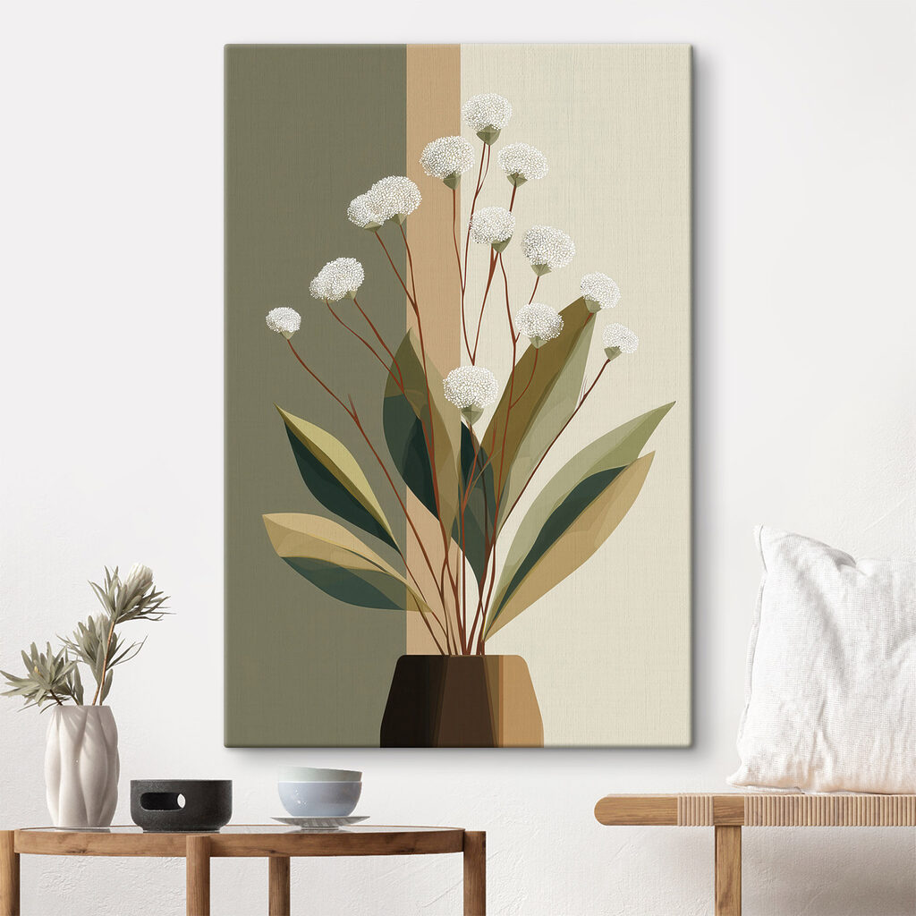 Fresh blooms in a stylish arrangement