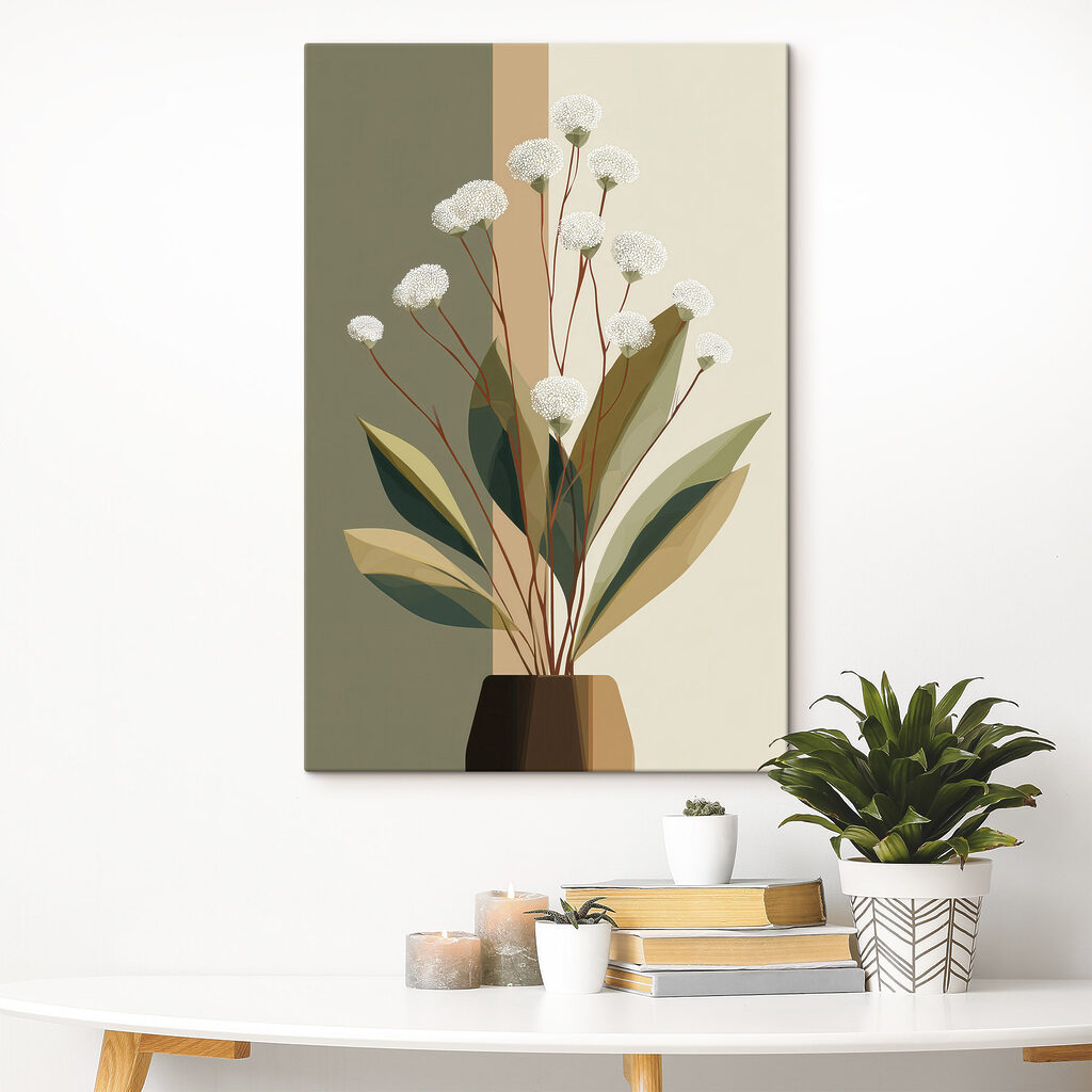 Fresh blooms in a stylish arrangement