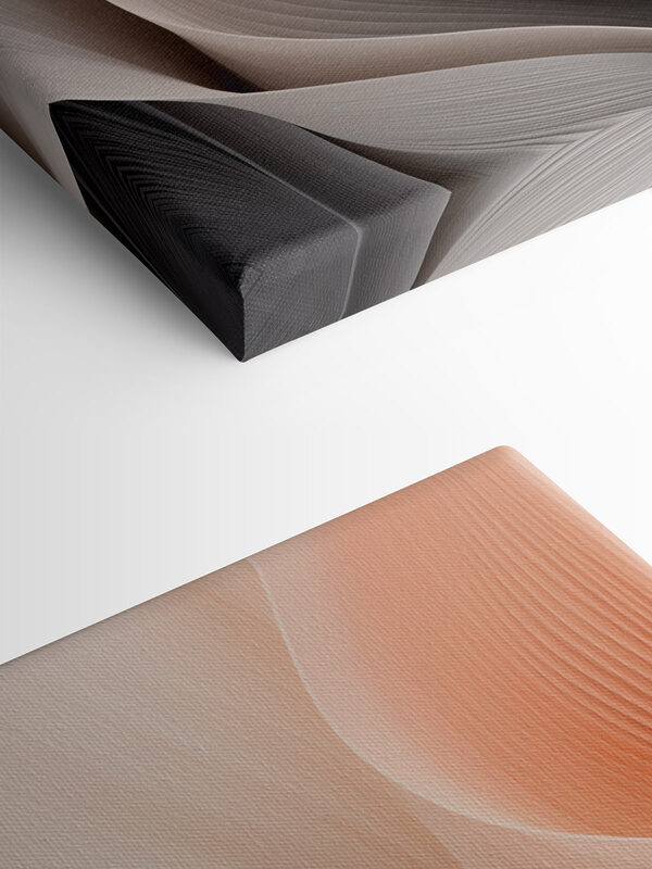 Soft waves of color and form