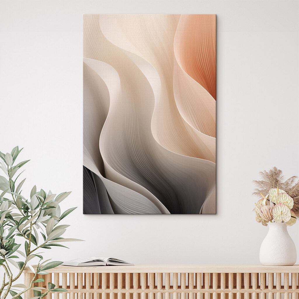 Soft waves of color and form