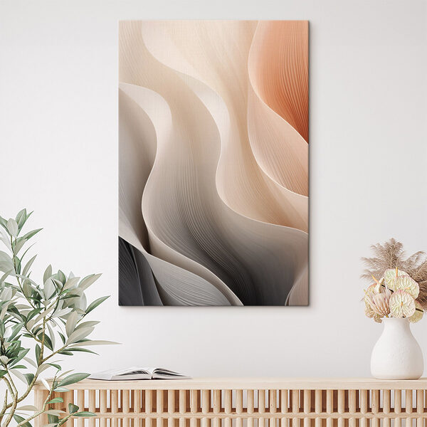 Soft waves of color and form