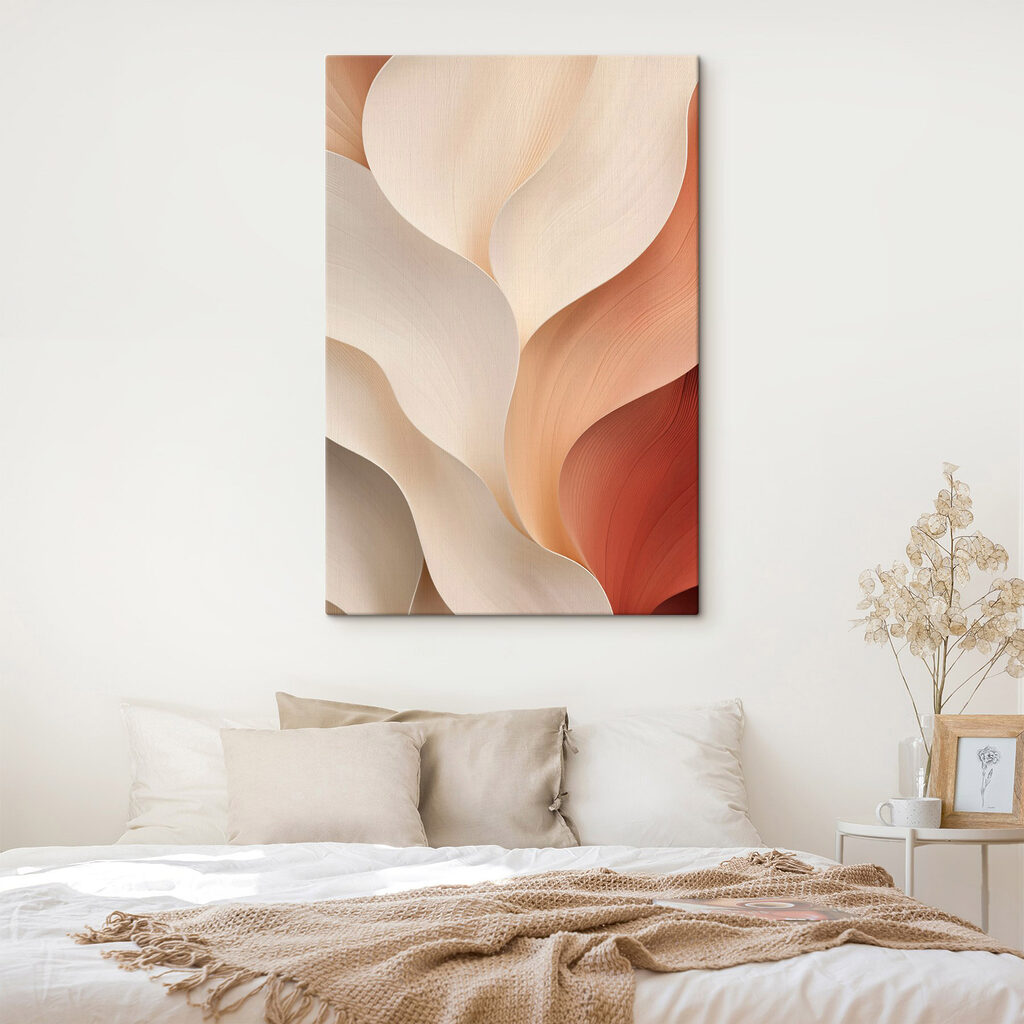 Mellow waves in soft hues