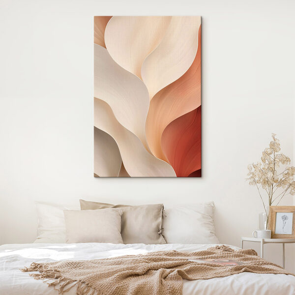 Mellow waves in soft hues