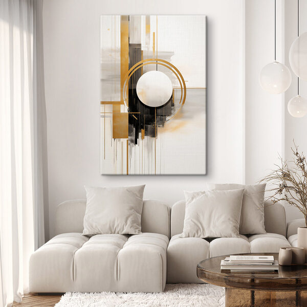 Dynamic shapes and contrasting tones unite Dynamic shapes and contrasting tones unite