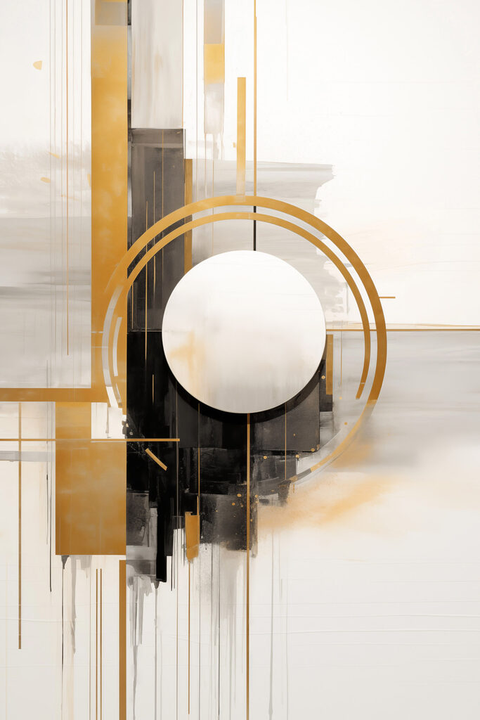 Dynamic shapes and contrasting tones unite Dynamic shapes and contrasting tones unite