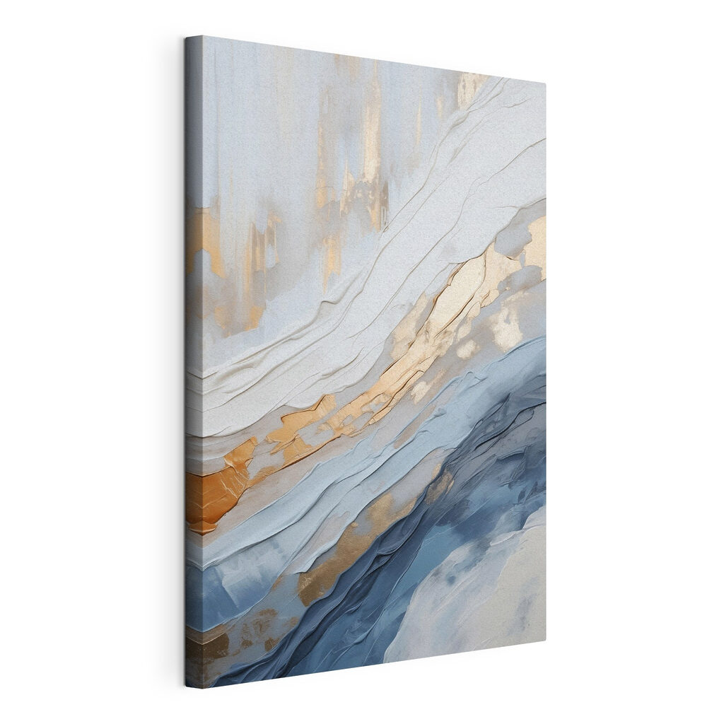Creative abstract art in soft colors