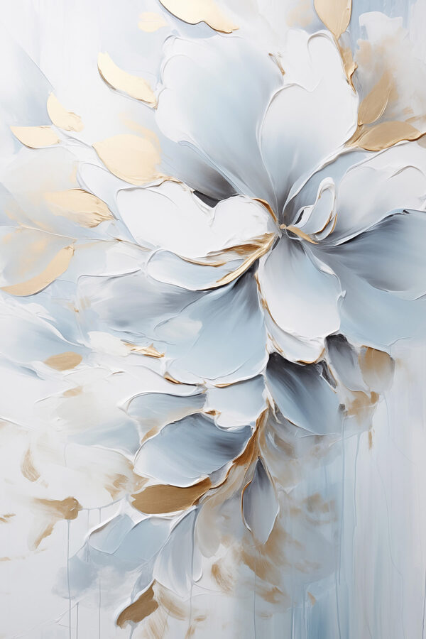 Painting of a flower Painting of a flower