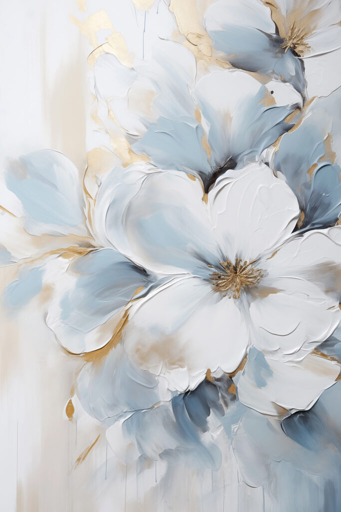 Painting of a flower Painting of a flower