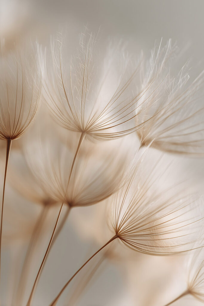 Delicate strands in soft focus
