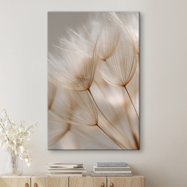 Delicate wisps dancing in soft light