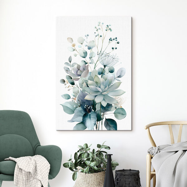 Delicate blooms in soft hues