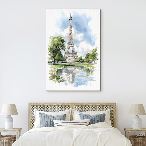 Watercolor of a tower