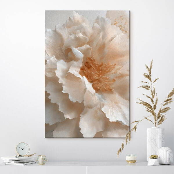 Delicate flower in soft hues
