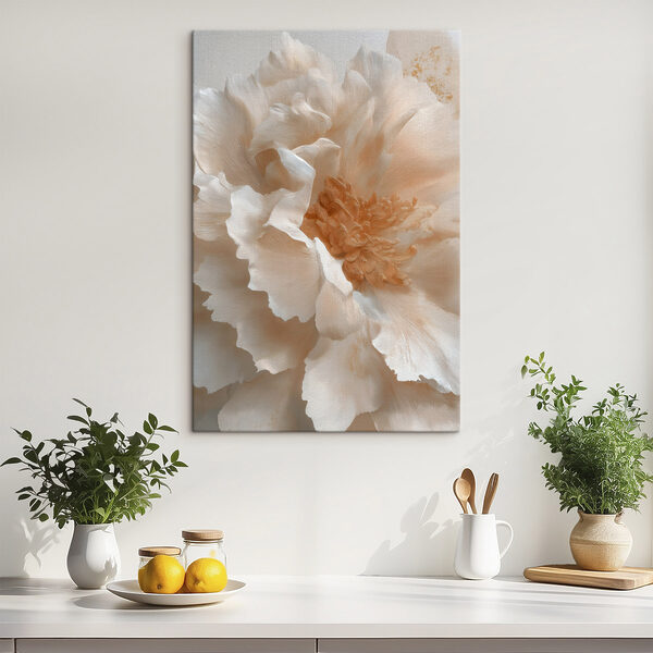 Delicate flower in soft hues