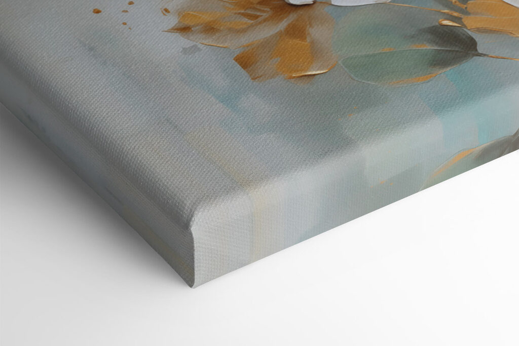 Painting of flowers on a white background Painting of flowers on a white background
