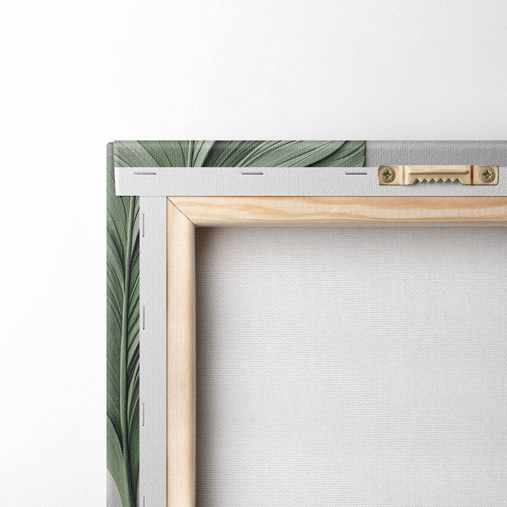 Soft leaves on a gentle background