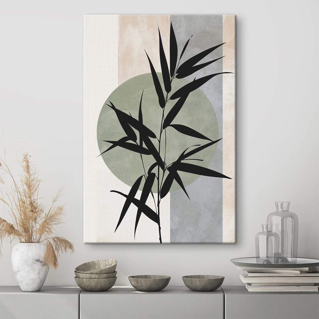 Black plant with leaves