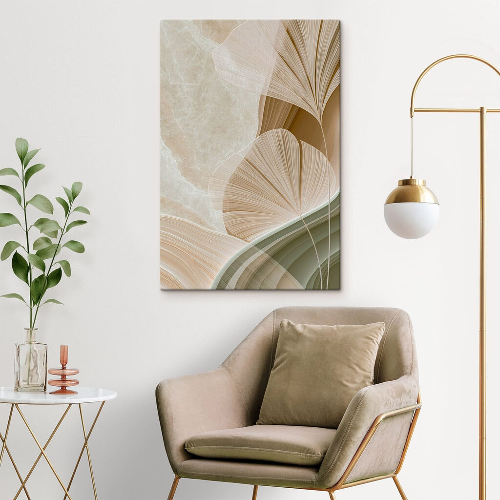 Soft curves and gentle hues blend together