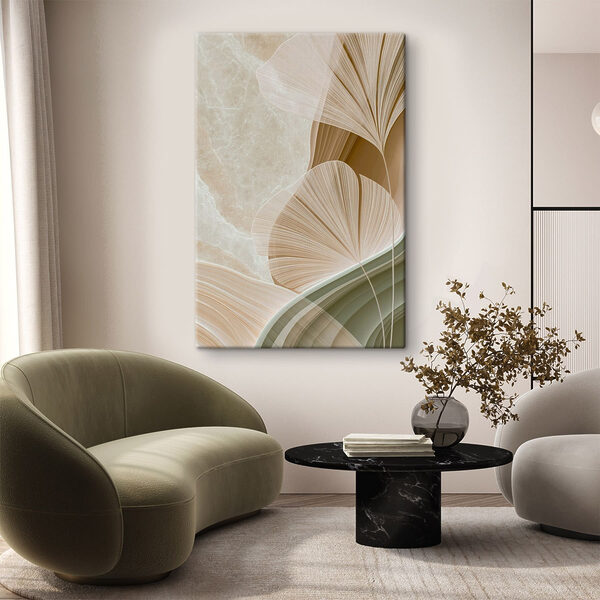 Soft curves and gentle hues blend together