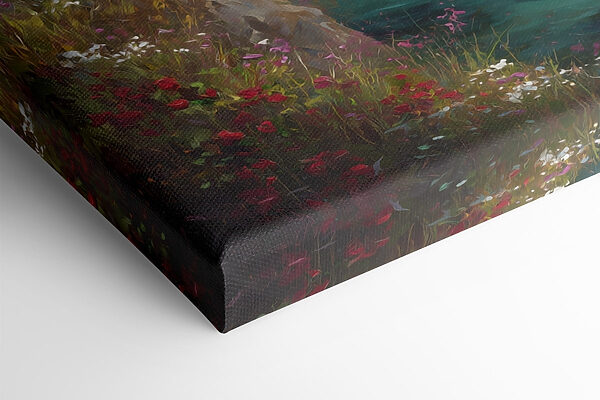 Painting of a body of water