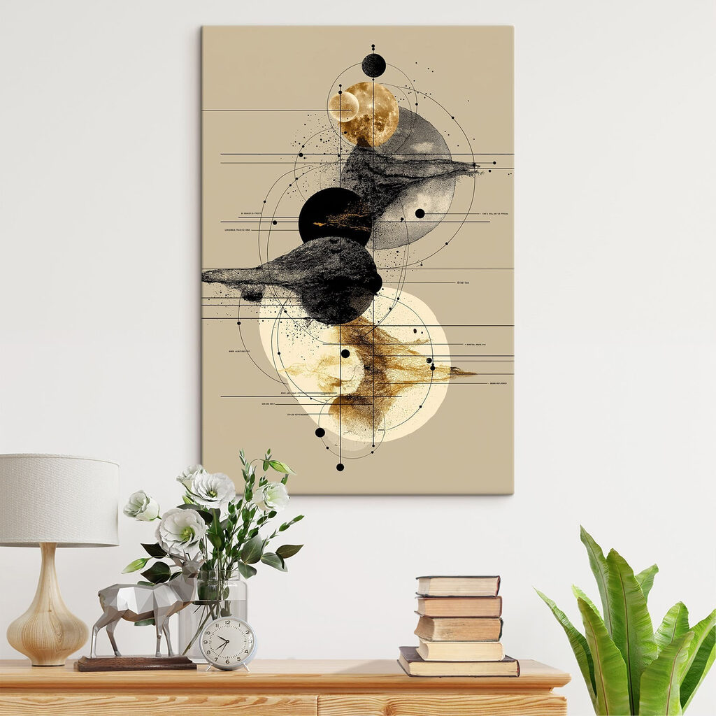 Drawing of planets and circles Drawing of planets and circles