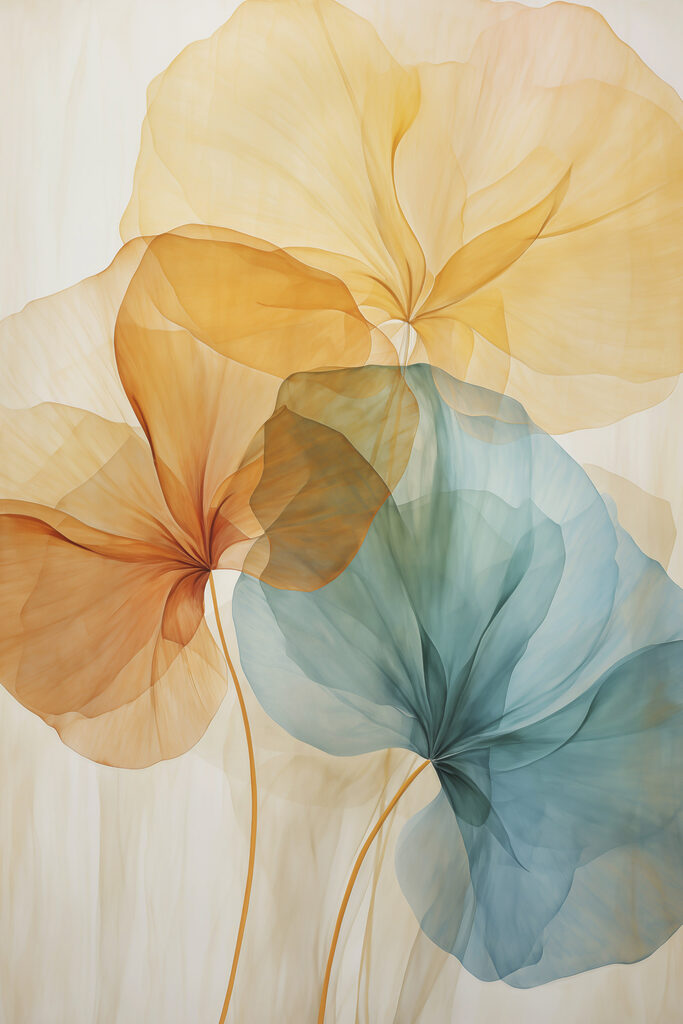 Gentle hues of nature's beauty