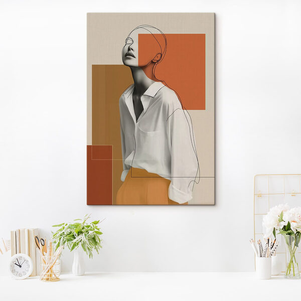 Woman with a white shirt Woman with a white shirt