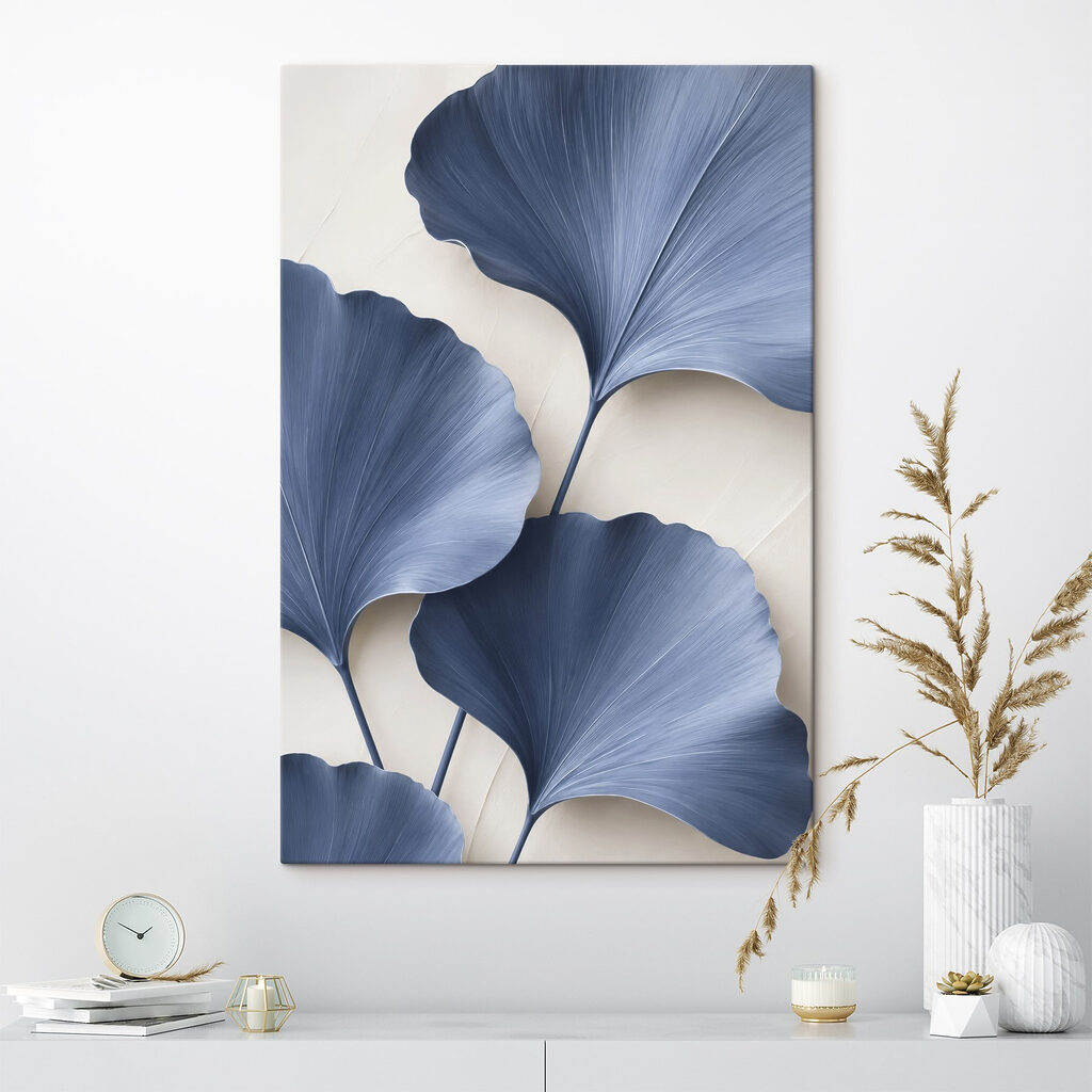 Group of blue leaves