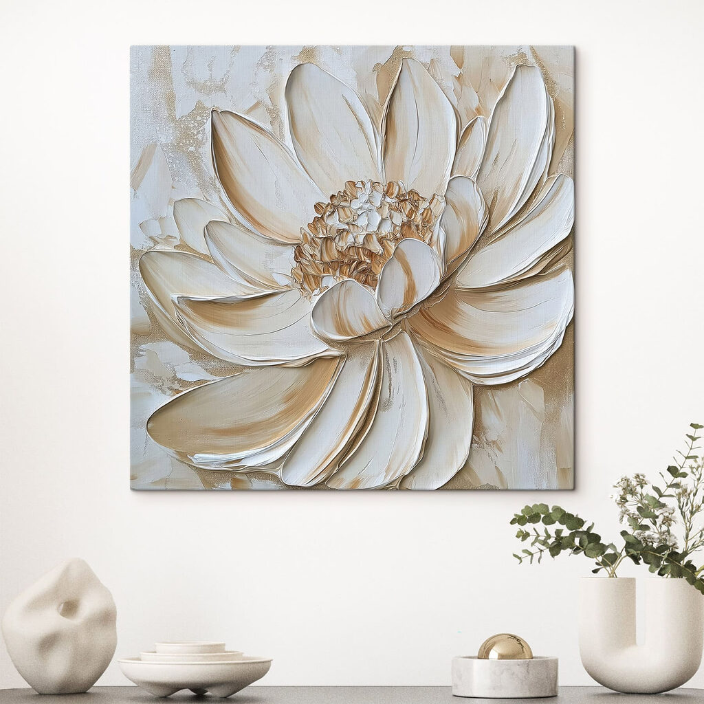 Painting of a flower Painting of a flower