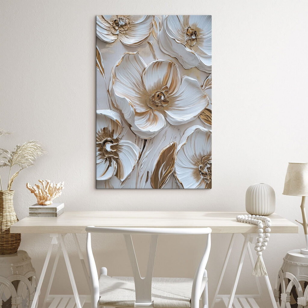 Delicate blooms in soft hues